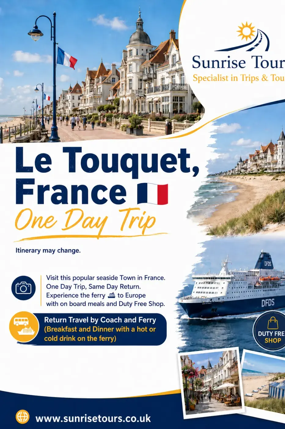 Le Touquet, France! from Birmingham
